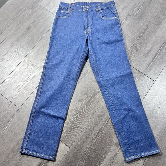 Reed Double Knot‎ Jeans Mens 30x31 Blue Wrangler Industrial Work Pant Cowboy - Picture 1 of 9